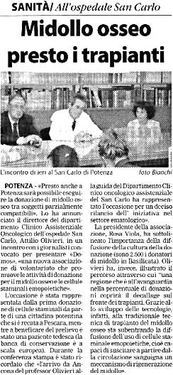 Midollo osseo, presto i trapianti