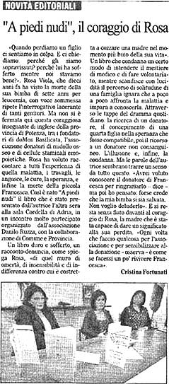 A piedi nudi, il coraggio di Rosa