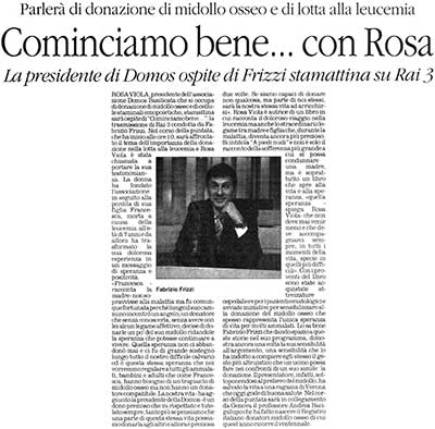 Cominciamo bene... con Rosa